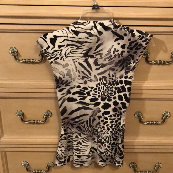 Sky Zebra Tank Top Leather Belt - Picture 5 of 7